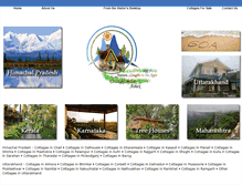Tablet Screenshot of cottagesindia.com